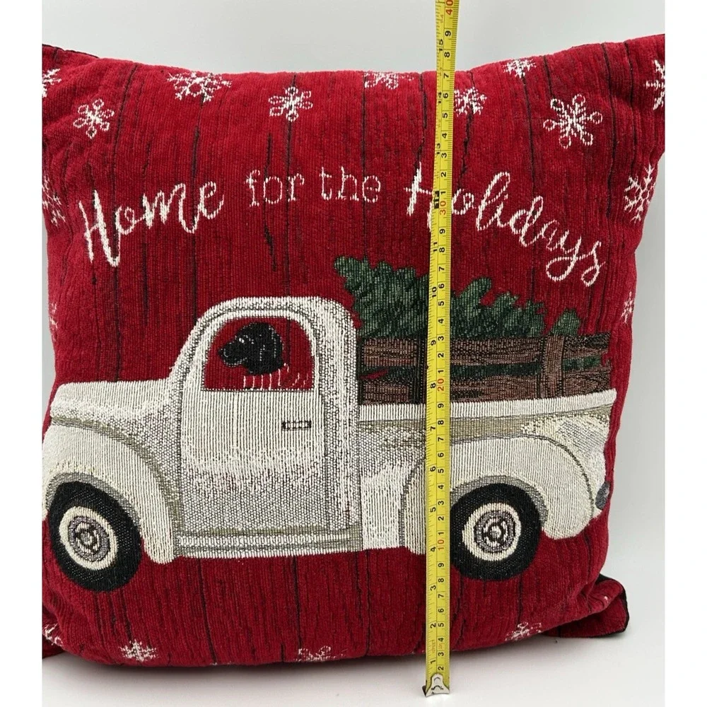 Christmas Tapestry Pillow 